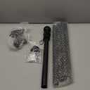 Yeesun Flag Pole,6FT American Flag Pole & Bracket-Flagpoles for 3 x 5 Flags Holder for House Porch & Outdoor,Tangle Free and Wall Mount Flag Pole Kit (Without Flag, Black)