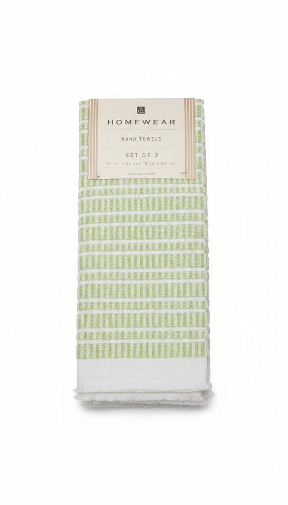 Home Wear Hand Towels Set of 2 15x25