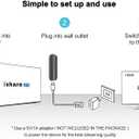 dibdib iOS Wireless HDMI Display Adapter (iOS only), Streaming Device for All iPhone Models to TV, HD Video and Audio Sync, Streaming Mirroring YouTube Tiktok to TV, Not Support Netflix