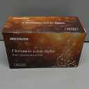 JMEXSUSS 400 LED White Christmas Icicle Lights, 38.8ft Connectable Icicle Lights for Outside Outdoor Indoor Plug in, String Light for House Patio Party Room Holiday Christmas Decorations