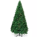 7 ft. Green PVC Hinged Xmas Pine Artificial Christmas Tree
