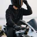 Motorcycle Helmet,Motorcycle Dual Visor Flip up Modular Full Face Helmet JR-815,DOT Approved Motorbike Helmet with Black Visor for Adults Men Women(XL,Matte Black )
