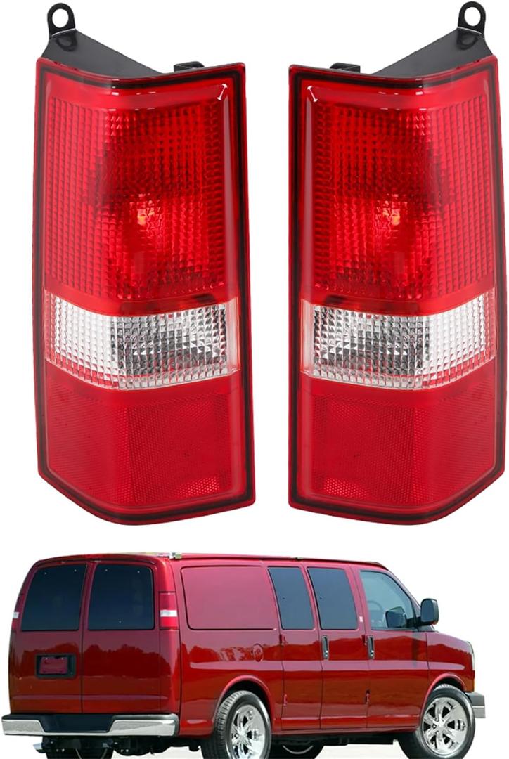 labwork Right and Left Tail Light Replacement for Express 1500 2003-2014 and Express 2500 3500 2003-2023 and Savana 1500 2003-2014 and Savana 2500 3500 2003-2023 23338319 84639024