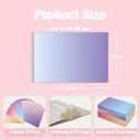 Blank Notebooks - Composition Notebooks 16 PCS A5 Aesthetic 4 Gradient Colors 8.3"x5.5" Unlined Notebook Bulk 72 Pages, for Students Take Note Journaling Writing Kids Drawing Office School Essentials