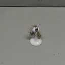 SOSS Zinc Magnetic Door Stop with Hidden Screw Mounts, White Exterior Finish, MDHBWH-HS, 7 x 1 inches