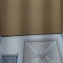 Enga Wall Mount Brushed Gold Rainfall Shower Head System Thermostatic Shower Can Use All Faucets At Same Time,12 Inch LED Square Showerhead with Handheld and Multi Body Spray Jets Combo Complete Set