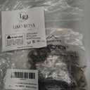 Cafe Curtains 18 Inch Length Pinch Pleat Sheer Linen Farmhouse Tiny Window Set 2 Panels Curtains for Kitchen, 24x18 in Long