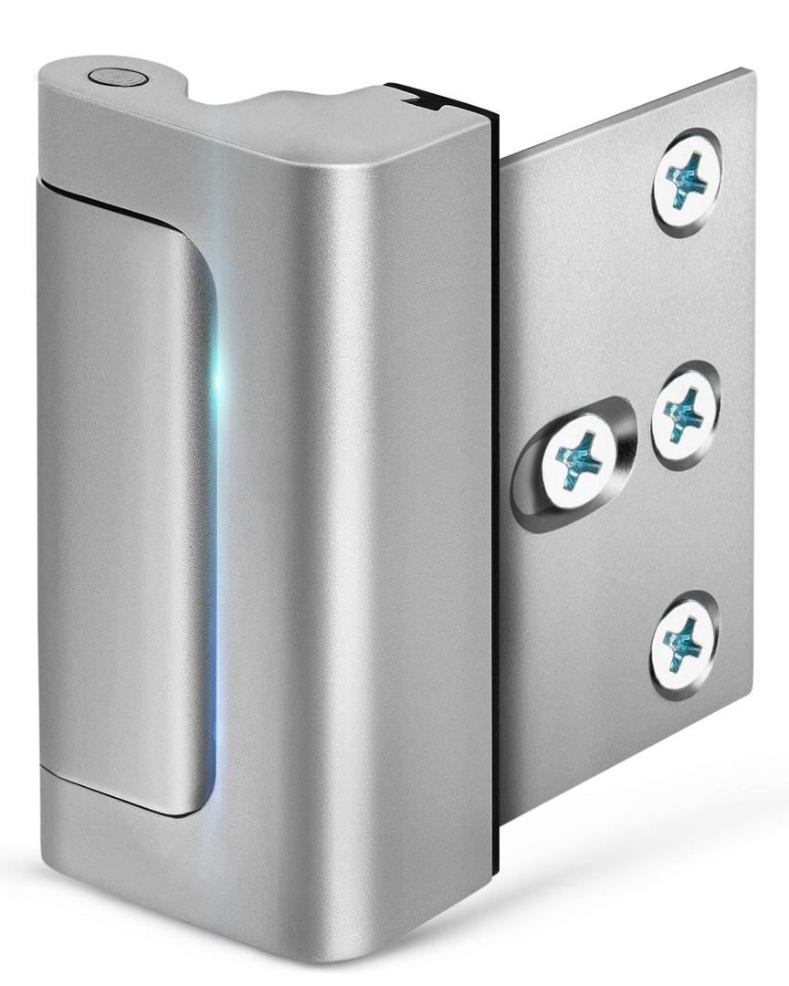 EverPlus Home Security Door Lock for Kids Safety, Childproof Reinforcement Latch for Front Door Withstand 800 lbs for Inside Swinging Doors, Upgraded Metal Child Safety Lock Defend Home