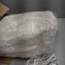 RALYSUN Electric Heated Blanket Queen Size 84"x90" - Dual-Sided with Microplush & Sherpa Fabric, 4 Heat Settings & 10 Hours Auto Off, Dual Controller, Machine Washable - White (05-lvory)