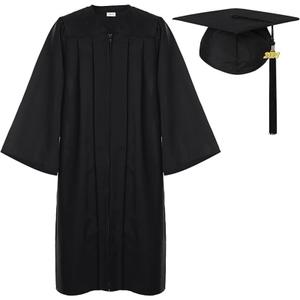 Newrara Graduation Gown Cap Tassel Set, 48"