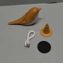 Bedside Lamps Bird Lamp Bird Decorations for The Home Small Lamps for Small Spaces Night Light for Kids ABS Plastic Cute Lamp for Bedroom, Living Room, Kitchen, Outdoor, Office Decor (Wood)