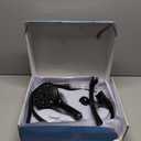 MakeFit Dual Handheld Shower Head Combo, 2-in-1 Rain Shower Heads System 8 Inch Rainfall Shower Head and 10 Modes High Pressure Hand Held Showerhead with Built-in Power Wash (Black)