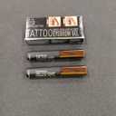 Cilrofelr Tattoo Peel Off Eyebrow Gel, Easy Tattoo Brow Peel Off Gel, Last Up to 3 Days, Waterproof, Transfer-proof, For Fuller & Defined Looking Brows, Dark Brown (2 Pack)