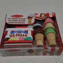 Melissa & Doug Scoop and Stack Ice Cream Cone Magnetic Pretend Play Set, Multicolor - FSC Certified