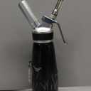 Whipped Cream Dispenser 500ml  1 Pint Aluminum Cream Canister with 3 Nozzles & Cleaning Brush  Leak-Proof Whip Cream Maker for Desserts, Toppings, N2O Charger not Included