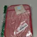 MARTHA STEWART Honeycomb Quilted Chambray Pot Holder 2-Pack Set, 100% Cotton, Flexible Non-Slip Silicone Grip, Heat Resistant, Red, 7"X10"