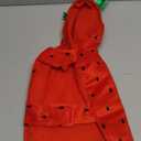 ANIAC Dog Halloween Costume Strawberry Cat Costume Red Puppy Hoody Christmas Dog Outfit with hat Warm Coat Pet Santa Poncho for Cats and Small Dogs