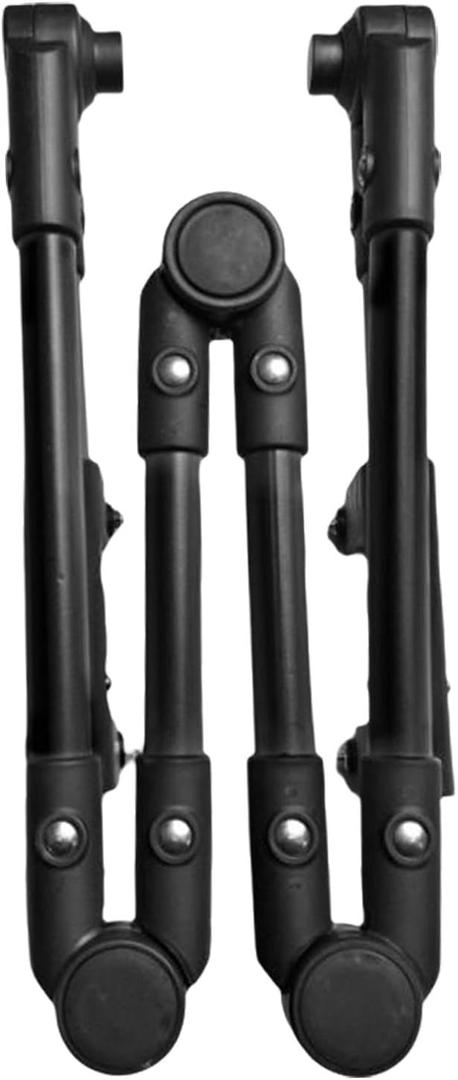 Folding Wagon Push Handle Trolley Handle Foldable Removable Beach Cart Accessories Easy to Install Replace Part Push Pull Bar, Black