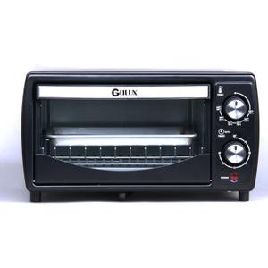 Countertop 9.6L 4 Slices Small Toaster Oven Compact Size, Even Heating, For Toast, 8" Pizza，Bake and Broil in Apartment, Dorm, Suitable For 2-3 Persons