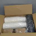 Ginkgo 100 Pack 12 oz Disposable Thickened Paper Coffee Cups with Lids and Sleeves, To Go Hot Coffee Cups, Hot Chocolate, Cocoa and Coffee Bar Supplies