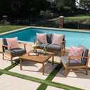 3 x OTOSTAR Set of 4 Waterproof Throw Pillow Covers 20x20 Inch Farmhouse Geometric Square Pillow Cases for Couch Patio Furniture Balcony Garden Outdoor DecorationGeometry40-Pink