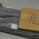 WOPITUES Wood Floating Shelves Set of 6, 24 inch Long Floating Shelves for Wall Decor, Farmhouse Shelf for Bedroom, Bathroom Storage Shelves, Book Shelves for Living Room - Black