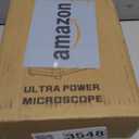 Herwicm Microscope,40X-2000X Microscope with Phone Adapter & Slides Set,Suitable for Students School Lab and Home Education (Monocular Microscope)