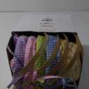 JOYIN 4 Pcs Easter Bamboo Baskets Gift Woven Baskets with Handles and 4 Colors Grass Paper Shreds for Easter Egg Hunt, Kids Party Supplies