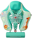 Mambobaby Float Add Tail No Flip Over Non-Inflatable Baby Swim Float Pearl Foam Solid Water Floats Smart Swim Trainer Infant Pool Float Swim Ring with Sun Canopy (Y)
