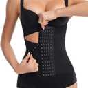 Shapewear Tummy Control Waist Cincher Breathable Corset Shapewear for Women Shaping Girdles for Waist and Abdomen (Black, XL)