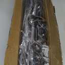 GXOACKJ 2 Pack Brown Curtain Rods for windows 66 to 120 inches, 5/8 inch Splicing Heavy Duty Metal Curtain Rod Set with Brackets