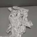 4 Pcs Reserved Bows Sign White Ribbon Bows Reserved Seating Tags Wedding Chair Decor for Bridal Shower Wedding Anniversary Engagement Birthday Church Bench Memorial Ceremony, 29in