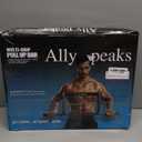 Ally Peaks Pull Up Bar for Doorway | Thickened Steel Max Limit 440 lbs Upper Body Fitness Workout Bar| Multi-Grip Strength for Doorway | Indoor Chin-Up Bar Fitness Trainer for Home Gym Portable (Silver)