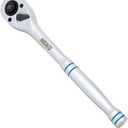 Neiko 03117A 1/2 Inch Ratchet Wrench, 100-Tooth Reversible Ratchet, 3.6 Degree, Quick Release 1/2 Drive Ratchet, 10" Long Handle Ratchet, Oval Head Socket Wrench, CR-V Steel Half Inch Rachet Wrench