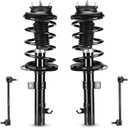 Front Quick Struts w/Coil Spring & Sway Bar Links for 2006-2011 Ford Focus ONLY 2L Engines (Exc. SPORT, ST, ZX4 ST), 2007 2008 2009 2010 Strut Shock Absorber Assembly Replace 172257 172258 K80066