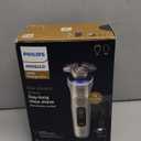 Philips Norelco Shaver i9000 Prestige Ultra, Wet & Dry Electric Shaver, White Gold, SenseIQ Pro Technology, Triple Lift & Cut System, 360 Rotating NanoTech Precision Blades, Beard Styler, XP9403/88