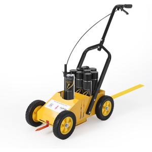 Parking Lot Striping Machine, 2-6" Width Adjustable Line Striper, Compatible with Professional Inverted Striping Spray Paint, Line Marking Machine for Roads, Playing Fields, Fast Accurate Marking