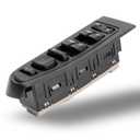 Driver Side Master Power Door Window Control Switch Panel Cover Bezel Assembly Fit Tahoe Yukon XL Avalanche Suburban Cadillac Escalade Hummer H2 2003 2004 2005 2006 Replaces DWS394 15883319