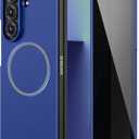 Ruky for Samsung Z Fold 7 Slim Case, Hard PC Shockproof Cover with Built-in Privacy Screen Protector & Compatible with MagSafe Protective Phone Case for Samsung Galaxy Z Fold 7 5G, Blue Shadow