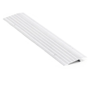 Door Threshold Ramp 1" Rise Door Ramp Aluminum Entry Ramp or Doorways Rated 800 lbs Load Capacity forWheelchair Scooters Power Chairs Walkers Metallic