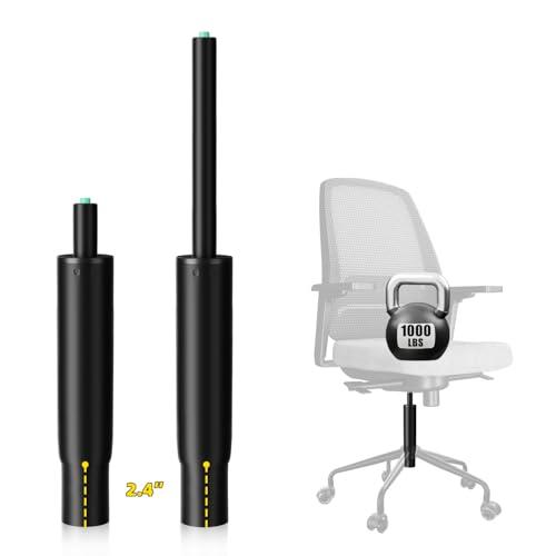 9 Inches to 15 Inches Short Office Chair Cylinder Replacement, 5.5" Stroke, Heavy Duty 1000 lbs, Lower the Seat Height by 2", Fits for Office Chair High Base Short Person, Class4 (Sinking 2.4")