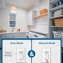 DEWENWILS Motion Sensor Light Switch, Single Pole, Motion Activated Wall Switch, Needs Neutral Wire, 5A for Hallway, Bathroom, Storage Room, 2 Pack, UL Listed, White