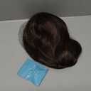 KOME Dark Brown Synthetic Lace Front Wig,Side Part Short Curly Bob Wig,Shoulder Length Wig for Women Daily Use 16IN