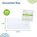 Care Touch Alcohol Wipes Individually Wrapped - Prep Pads with 70% Isopropyl Alcohol, Great for Home, Medical & First Aid Kits Sterilized, Antiseptic 2-Ply Swabs 400 Count