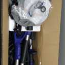 Drywall Sander, 1000W Popcorn Ceiling Removal Tool, Foldable Automatic Drywall Sander with Vacuum Dust Collection, LED Light, 6 Variable Speed 800-2200RPM,15Pcs Sanding Discs (Blue