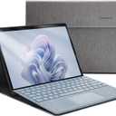 Omnpak Microsoft Surface Pro 11/10/9 Case, Lightweight Protective, Multiple Angle, Stylus Holder, Designed for Surface 11th Edition AI 2024/Pro 9 5G 13" 2022, Compatible with Type Cover Keyboard (Grey)