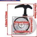 Alloy Pull Start Starter Starters Assembly 49cc 50cc 60cc 66cc 70cc 80cc 2-stroke 2 Cycle Engine Motorized Bicycle Bike