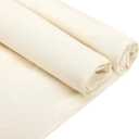 10 Yards x 63 Inches 100% Cotton Muslin Fabric by The Yard Draping Muslin Cloth Roll Textile Natural Cotton Fabric Bleached or Unbleached for Quilting Sewing Apparel Backing Material