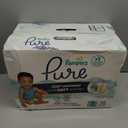 Pampers Pure Baby Diapers, Size 3 (16-28 lbs), 116, Up to 100% Leakproof, Premium Hypoallergenic Soft Diapers