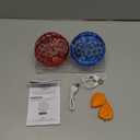 Amiline 2 Packs Flying Orb Ball Toy 2025, Boomerang Hover Ball Cosmic Globe, Galaxy Flying Spinner for 6 7 8 9 10 11 12+ Year Old Kids Boys Girls Adult(Red & Blue)